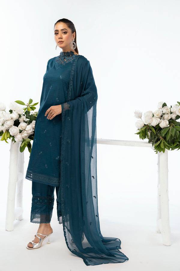 House of Nawab | Lawn Collection 24 | AMVI - Pakistani Designer Dress - by House of Nawab | Type: Luxury - 100% Original at Saira Sultan