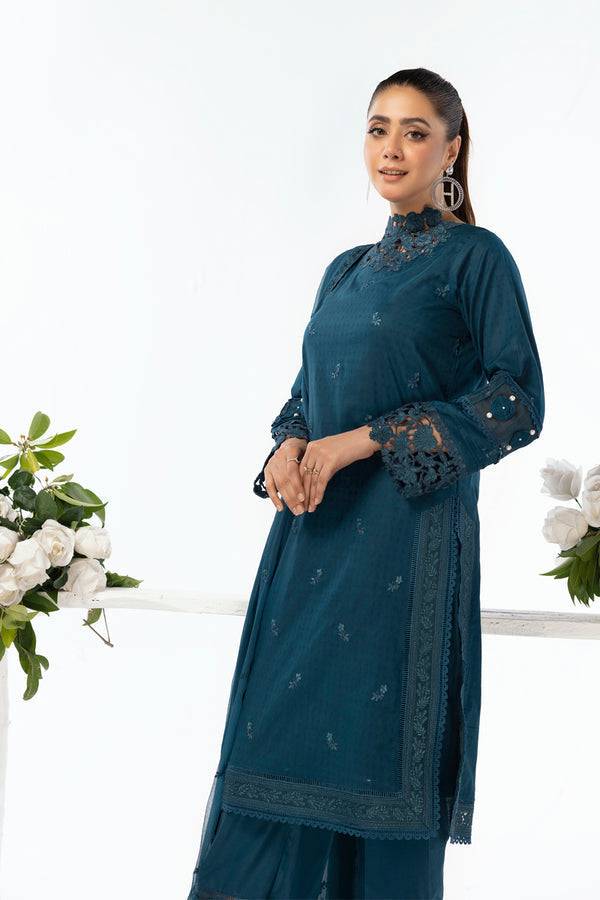 House of Nawab | Lawn Collection 24 | AMVI - Pakistani Designer Dress - by House of Nawab | Type: Luxury - 100% Original at Saira Sultan