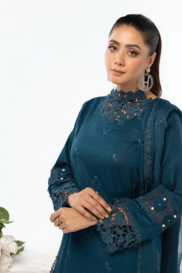 House of Nawab | Lawn Collection 24 | AMVI - Pakistani Designer Dress - by House of Nawab | Type: Luxury - 100% Original at Saira Sultan