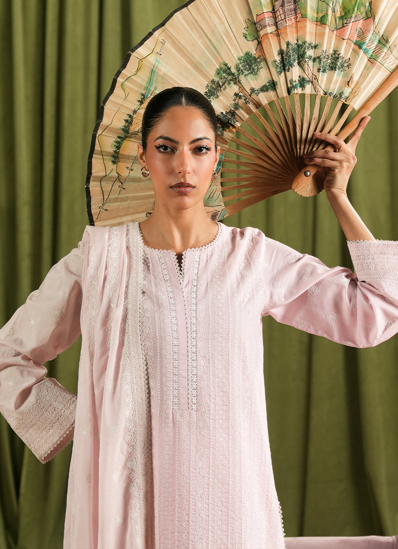 Image | Spring the Tea | ICSE-213395-12133 M Pink Cotton