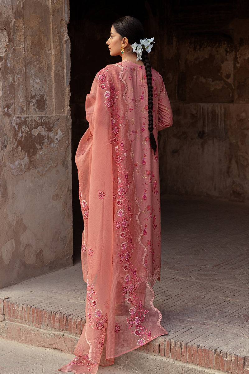 Cross Stitch | Premium Lawn 24 | APRICOT CHARM - Pakistani Designer Dress - by Cross Stitch | Type: Formal - 100% Original at Saira Sultan