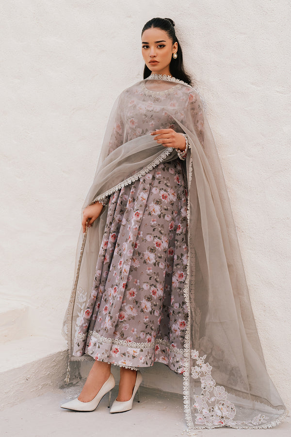 Baroque | Luxury Pret 25 | EMBROIDERED CHIFFON PR-1090 - Pakistani Designer Dress - by Baroque - Type : Ladies Clothes - 100% Original at Saira Sultan