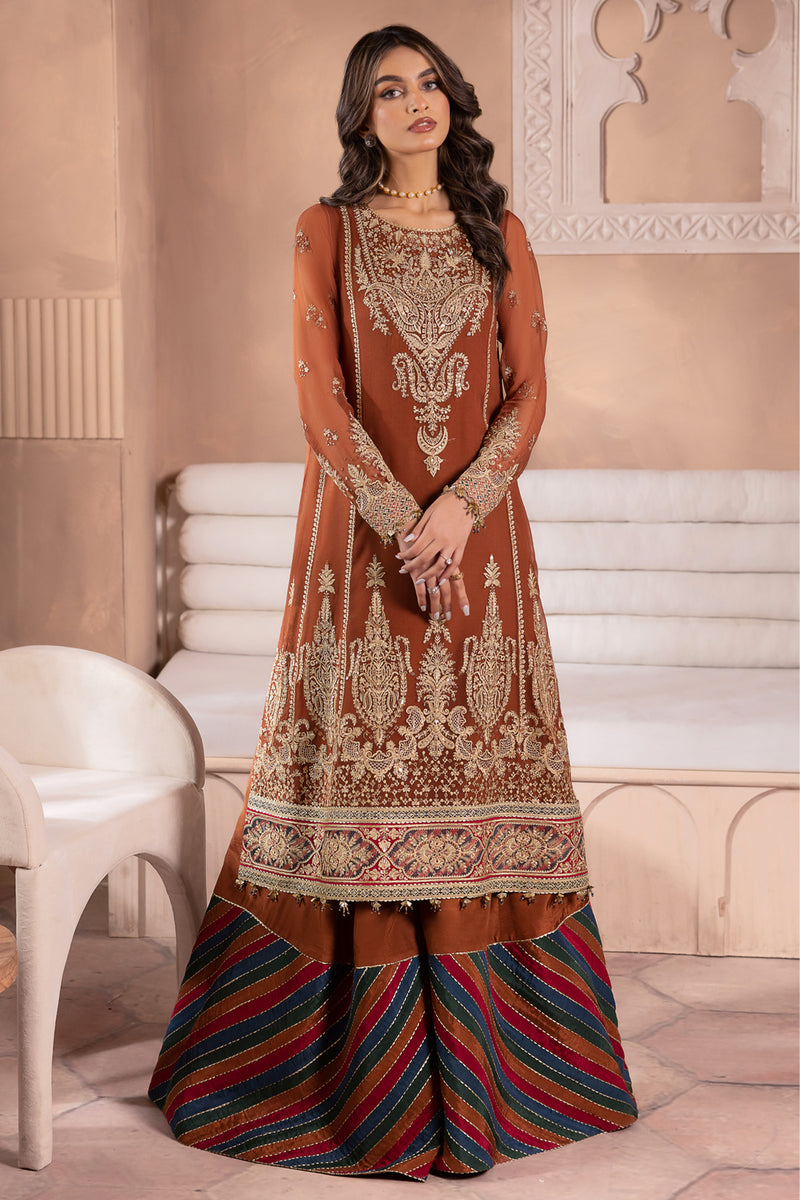 Jazmin | Formals Collection | CHIFFON UC-3040 - Pakistani Designer Dress - by Jazmin | Type: Formal - 100% Original at Saira Sultan