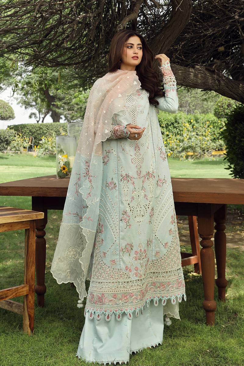 Qalamkar | Festive Lawn 2024 | PS-01 ALIZAY - Pakistani Designer Dress - by Qalamkar | Type: Luxury - 100% Original at Saira Sultan