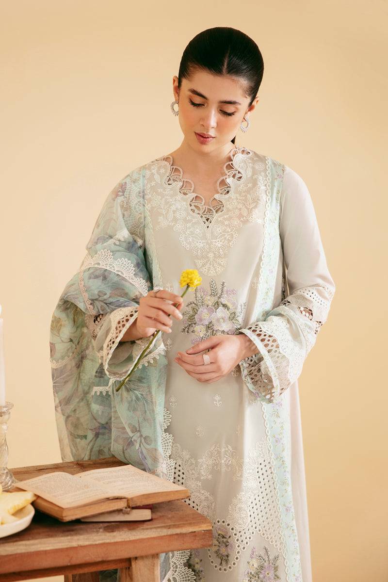 Qalamkar | Qlinekari Luxury Lawn | SQ-13 AYSEL - Pakistani Designer Dress - by Qalamkar | Type: Luxury - 100% Original at Saira Sultan