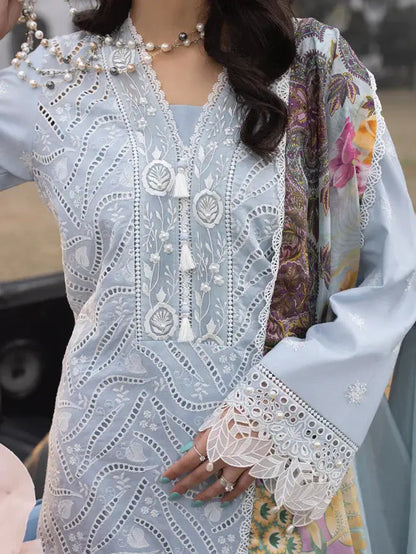 Faiza Faisal | Maya Luxury Lawn | Anja - Pakistani Designer Dress - by Faiza Faisal | Type: Luxury - 100% Original at Saira Sultan