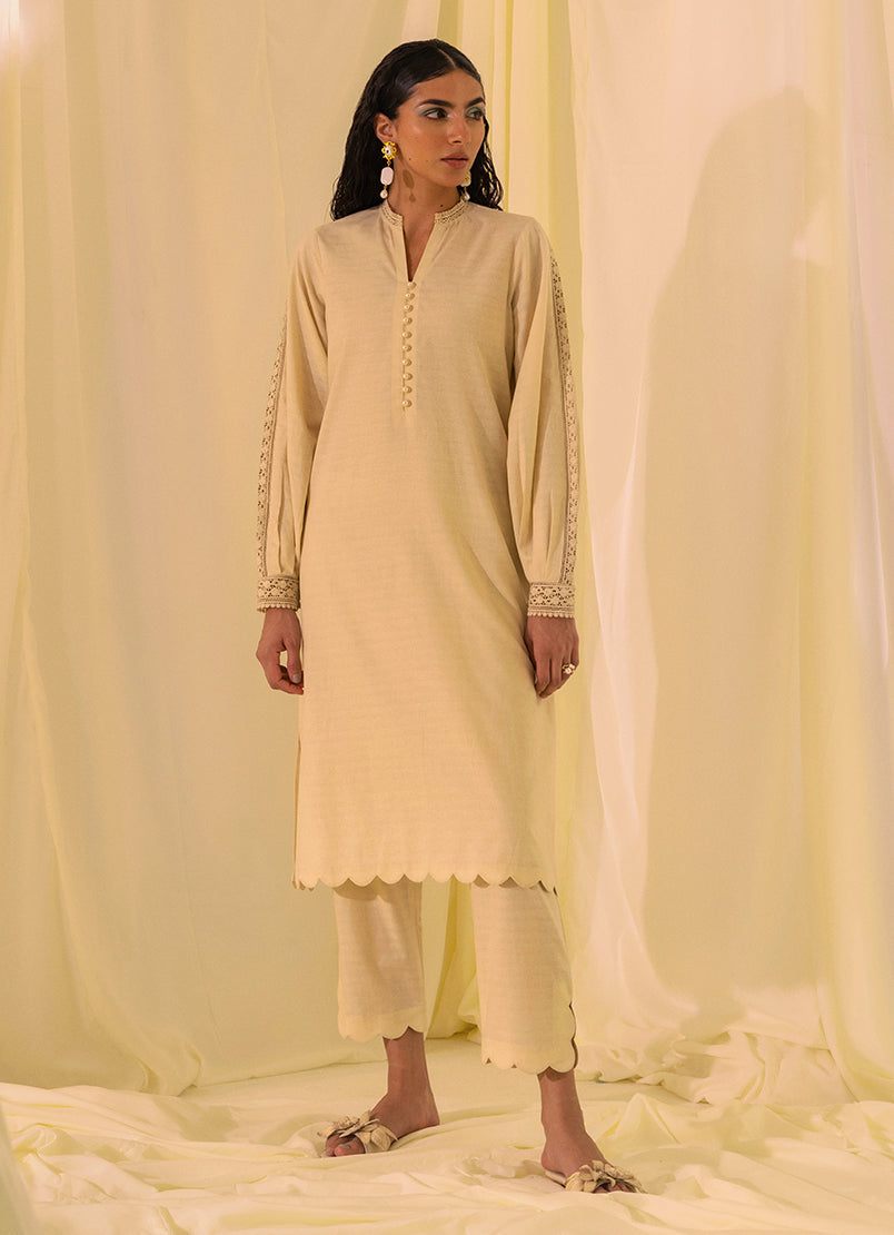 Image | Spring Basics 25 | IJSL-213709-11998 XS Pale Yellow Jacquard
