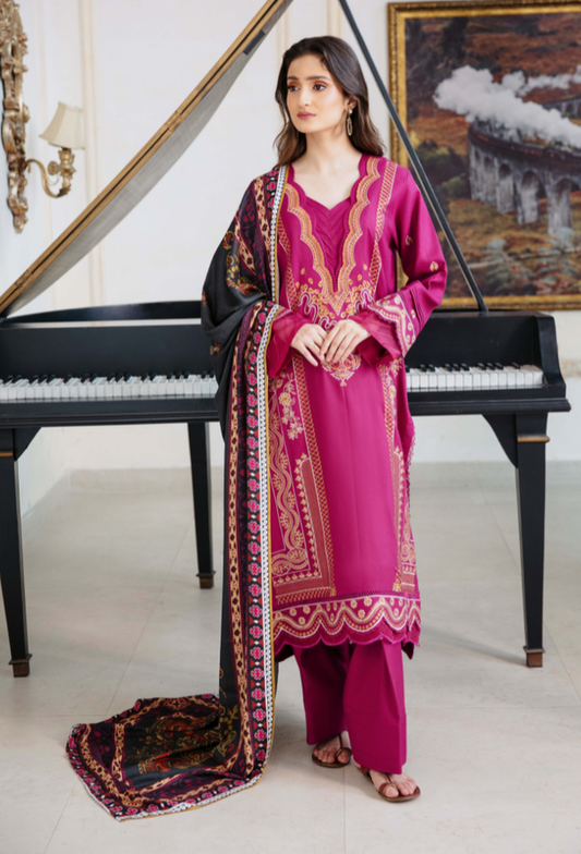 Humdum | Serene 26 | D02 - Pakistani Designer Dress - by Humdum - Type : Ladies Clothes - 100% Original at Saira Sultan