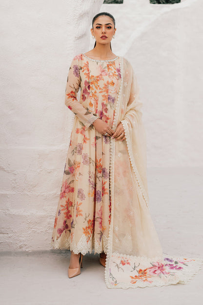 Baroque | Luxury Pret 25 | EMBROIDERED COTTON PATTI PR-1091 - Pakistani Designer Dress - by Baroque - Type : Ladies Clothes - 100% Original at Saira Sultan