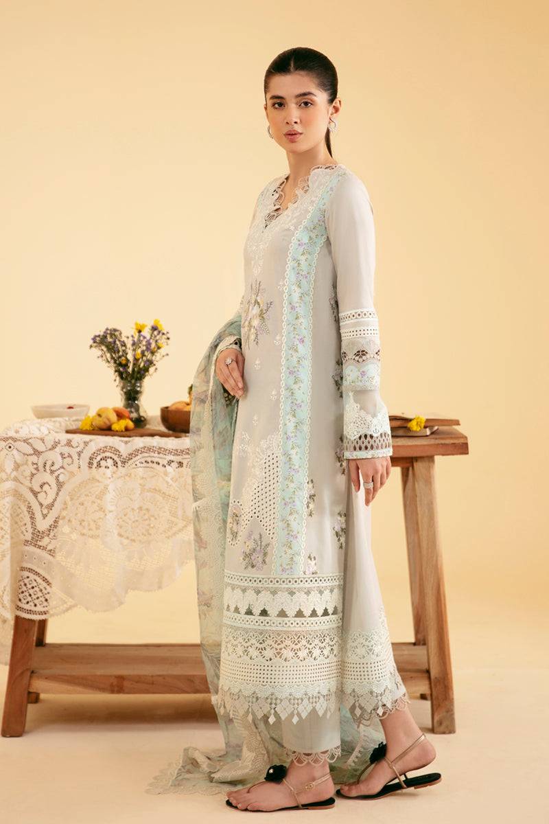 Qalamkar | Qlinekari Luxury Lawn | SQ-13 AYSEL - Pakistani Designer Dress - by Qalamkar | Type: Luxury - 100% Original at Saira Sultan