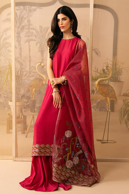 Cross Stitch | Luxe Atelier 24 | ROSY TWILIGHT - Pakistani Designer Dress - by Cross Stitch | Type: Luxury - 100% Original at Saira Sultan