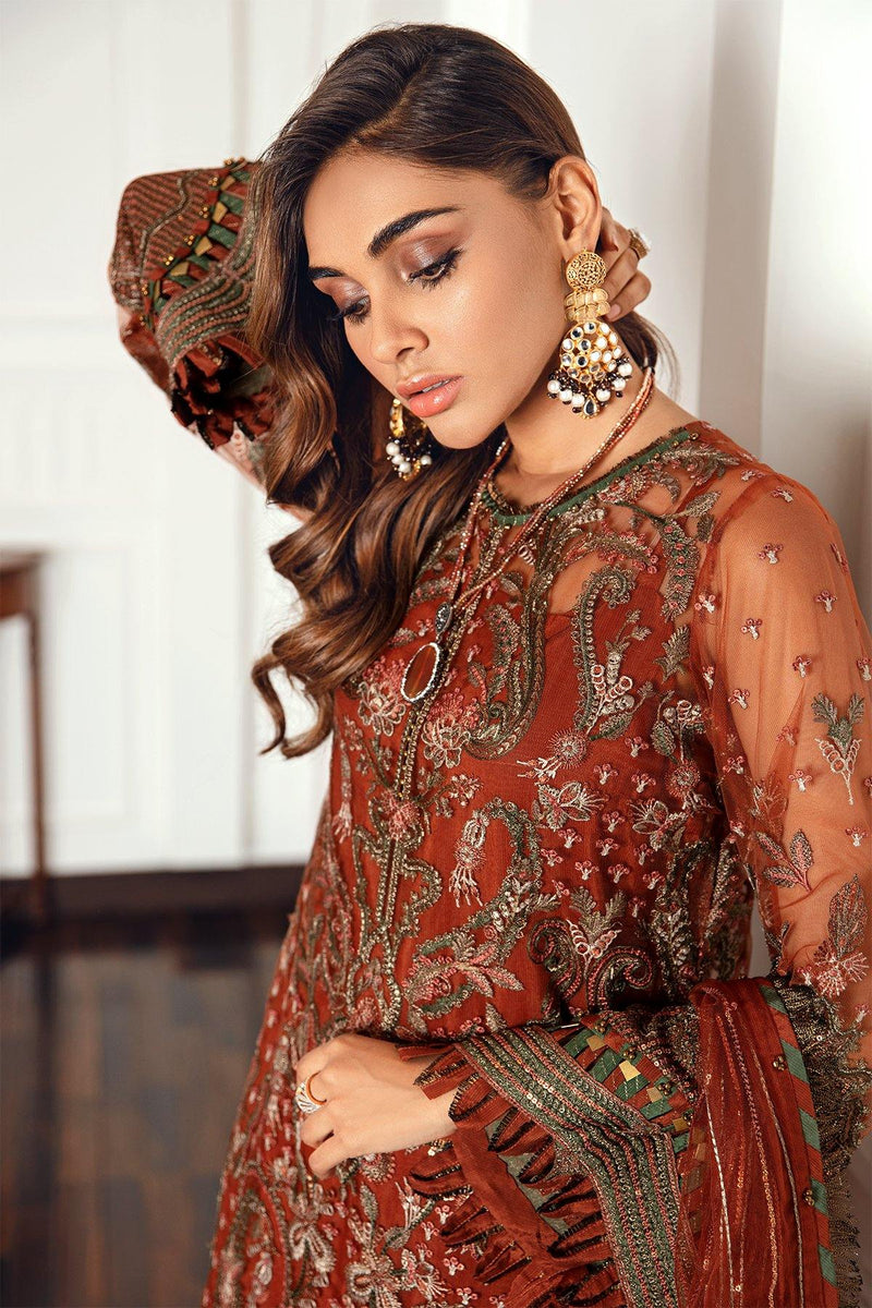 Jazmin | Formals Collection | NET UN-4018 - Pakistani Designer Dress - by Jazmin | Type: Formal - 100% Original at Saira Sultan