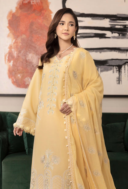Humdum | Dilkash 25 | Dilkash - D05 S Dust Yellow Lawn