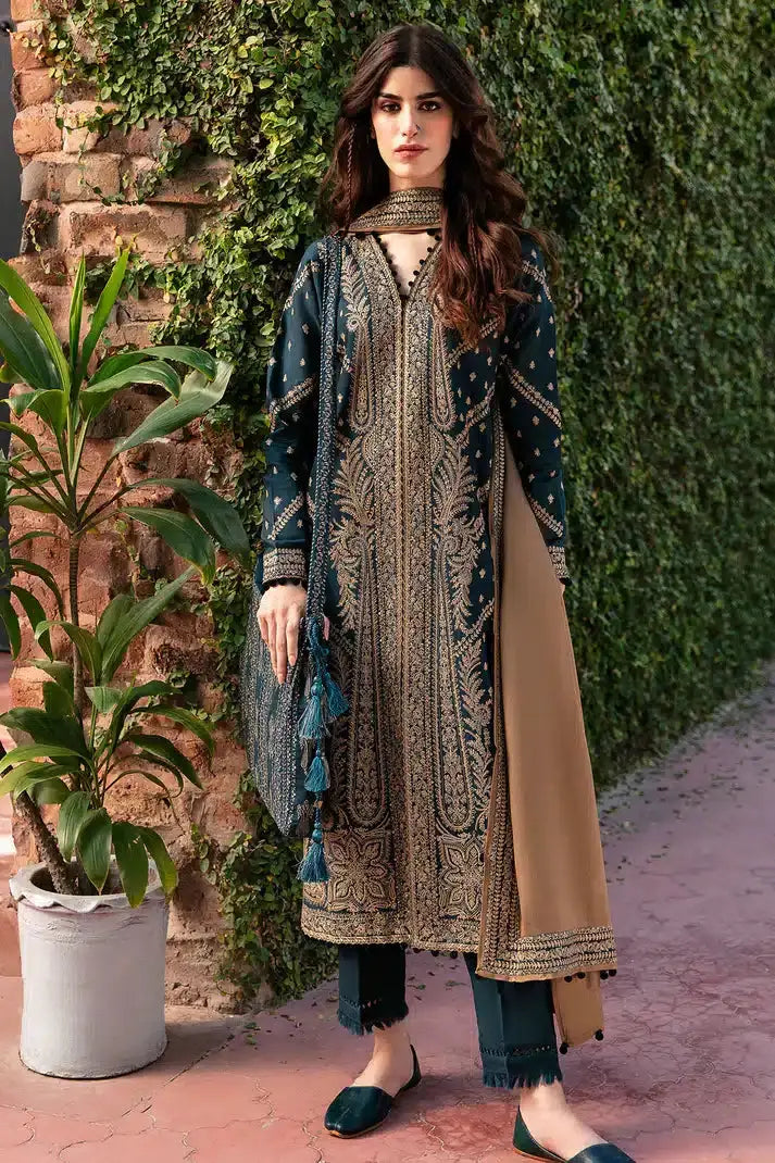 Jazmin | Dastaan Luxury Winter 23 | D2 - Pakistani Designer Dress - by Jazmin | Type: Luxury - 100% Original at Saira Sultan