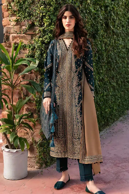 Jazmin | Dastaan Luxury Winter 23 | D2 - Pakistani Designer Dress - by Jazmin | Type: Luxury - 100% Original at Saira Sultan