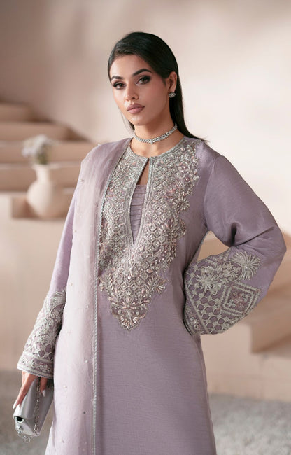 Ajr Couture | Symphony Luxe Festive 25 | Celestia XL Light Lavender Korean Raw Silk