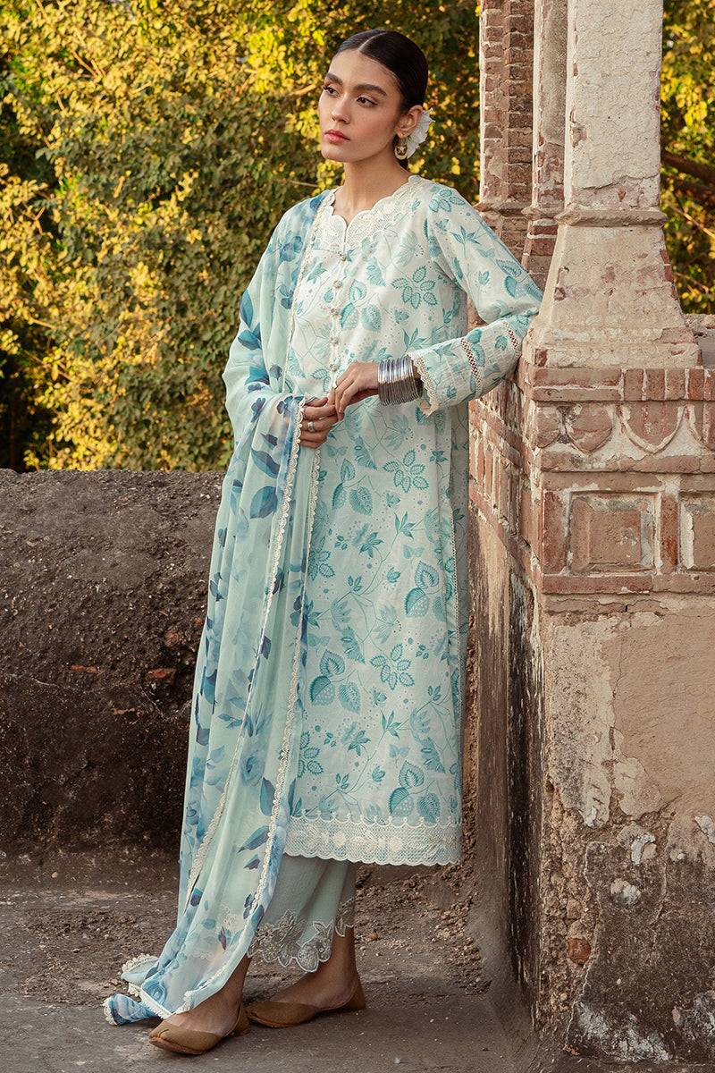 Cross Stitch | Premium Lawn 24 | WHISPERING DOVE - Pakistani Designer Dress - by Cross Stitch | Type: Formal - 100% Original at Saira Sultan