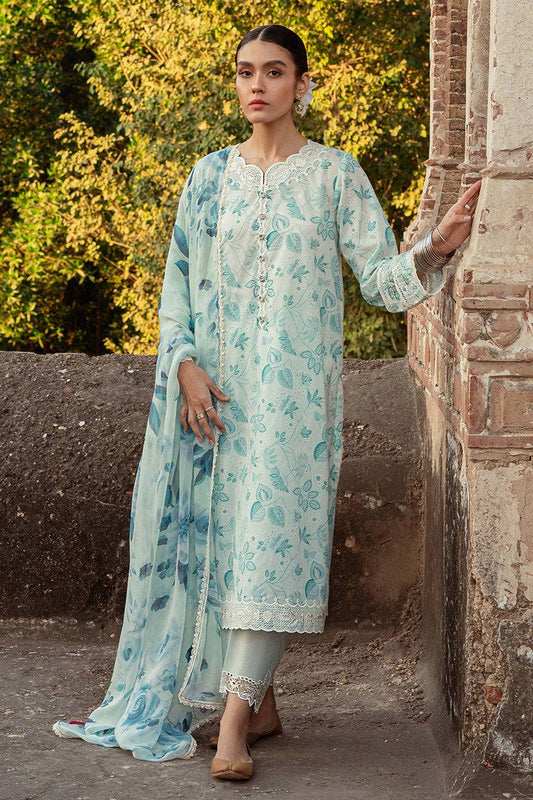 Cross Stitch | Premium Lawn 24 | WHISPERING DOVE - Pakistani Designer Dress - by Cross Stitch | Type: Formal - 100% Original at Saira Sultan
