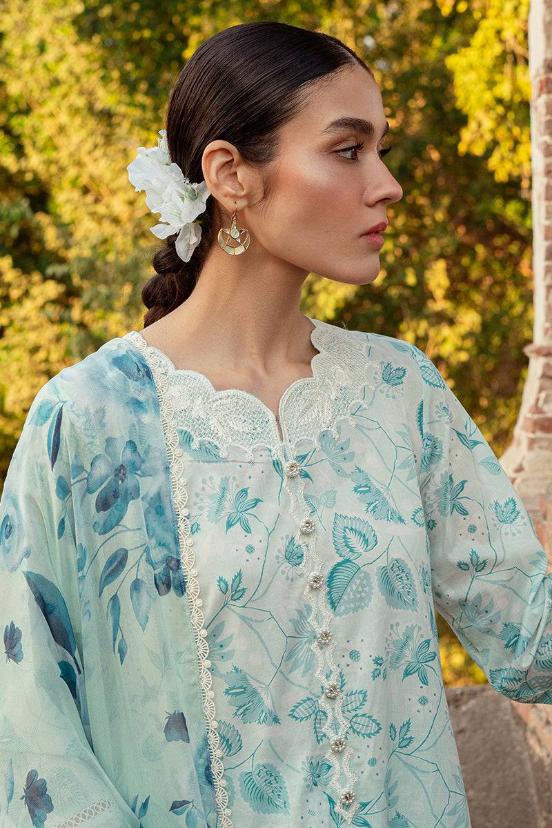 Cross Stitch | Premium Lawn 24 | WHISPERING DOVE - Pakistani Designer Dress - by Cross Stitch | Type: Formal - 100% Original at Saira Sultan