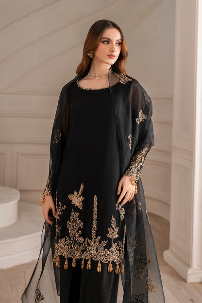 Iznik I Festive Formal I UE-417 Embroidered Chiffon - Pakistani Designer Dress - by Iznik - Type : Ladies Clothes - 100% Original at Saira Sultan