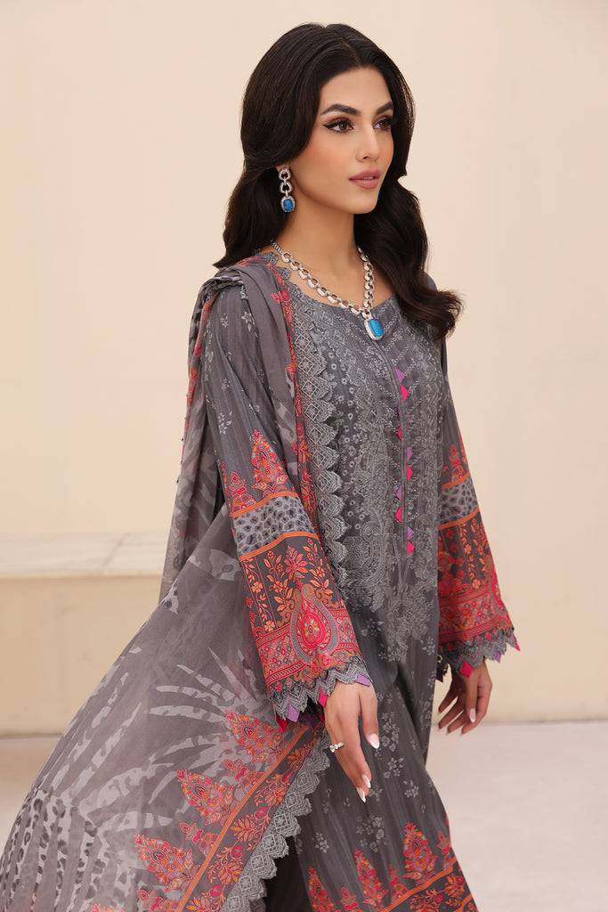 Charizma | Naranji Embroidered Lawn 24 | CN4-006 - Pakistani Designer Dress - by Charizma | Type: Luxury - 100% Original at Saira Sultan