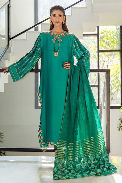 Chic Ophicial | Celenia Pret | Emerald Green XS Emerald Green Pure Sheesha Silk