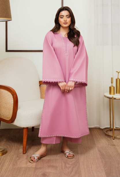 Humdum | Ayra Ready to wear | Ayra - D03 XS Dusty Pink Lawn