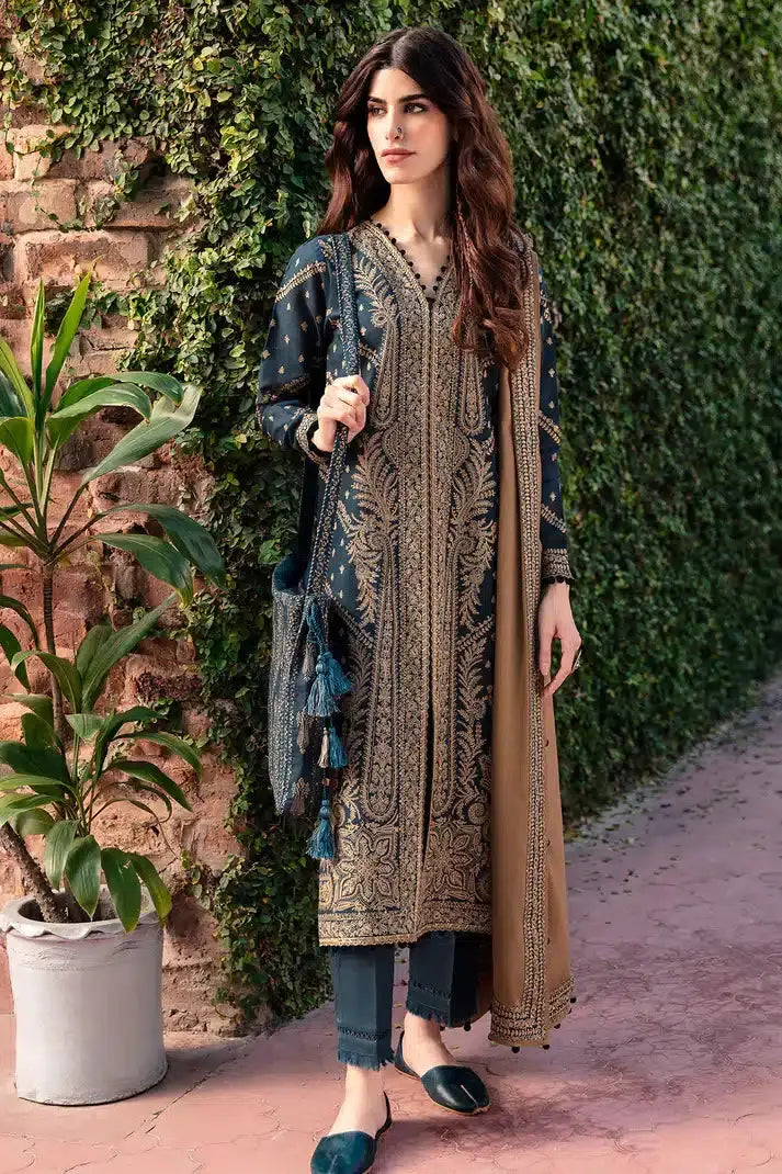 Jazmin | Dastaan Luxury Winter 23 | D2 - Pakistani Designer Dress - by Jazmin | Type: Luxury - 100% Original at Saira Sultan