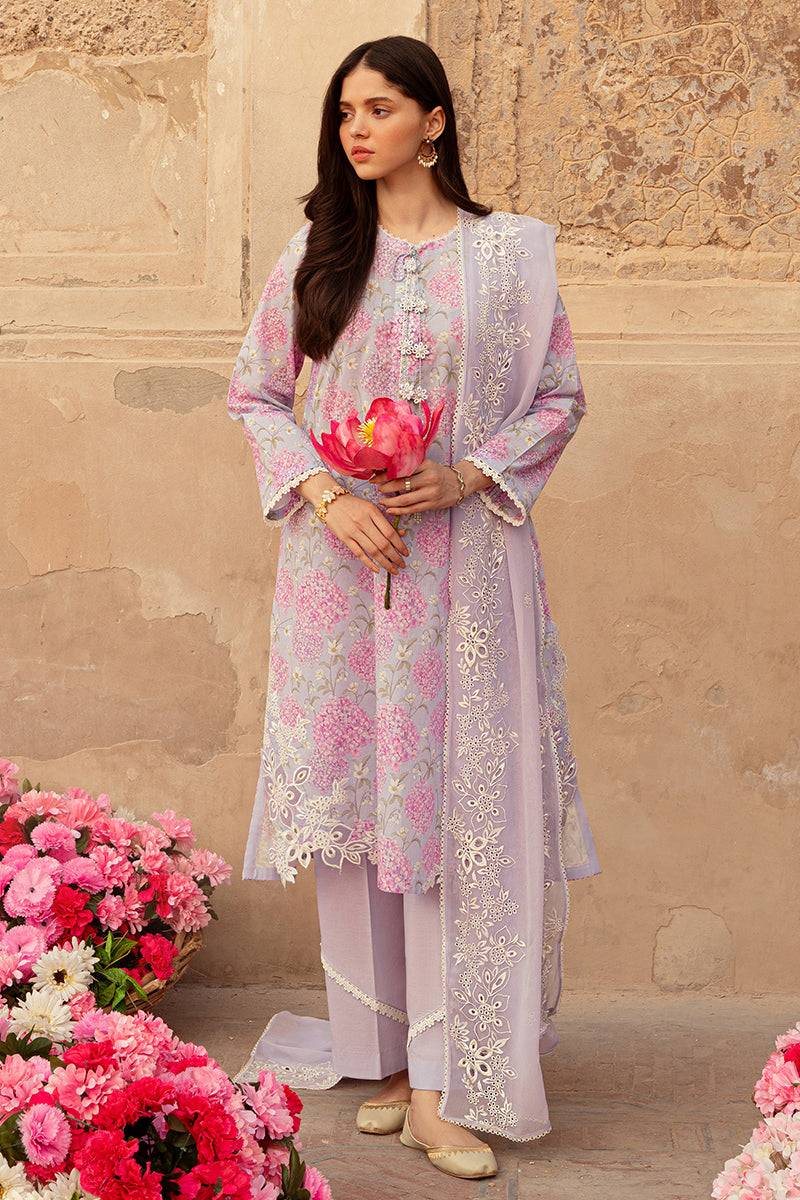 Cross Stitch | Premium Lawn 24 | LILAC DREAM - Pakistani Designer Dress - by Cross Stitch | Type: Formal - 100% Original at Saira Sultan