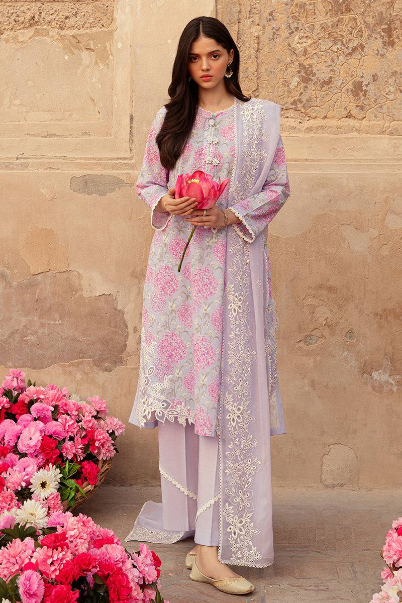 Cross Stitch | Premium Lawn 24 | LILAC DREAM - Pakistani Designer Dress - by Cross Stitch | Type: Formal - 100% Original at Saira Sultan