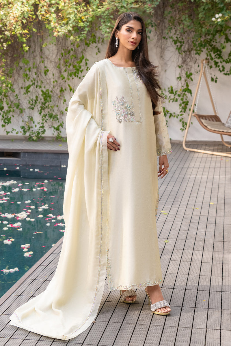 Chic Ophicial | Celenia Pret | Lime Yellow XS Ivory Zari Khadi