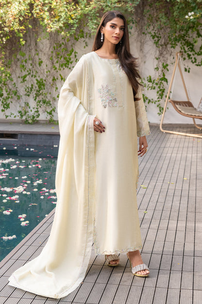 Chic Ophicial | Celenia Pret | Lime Yellow XS Ivory Zari Khadi