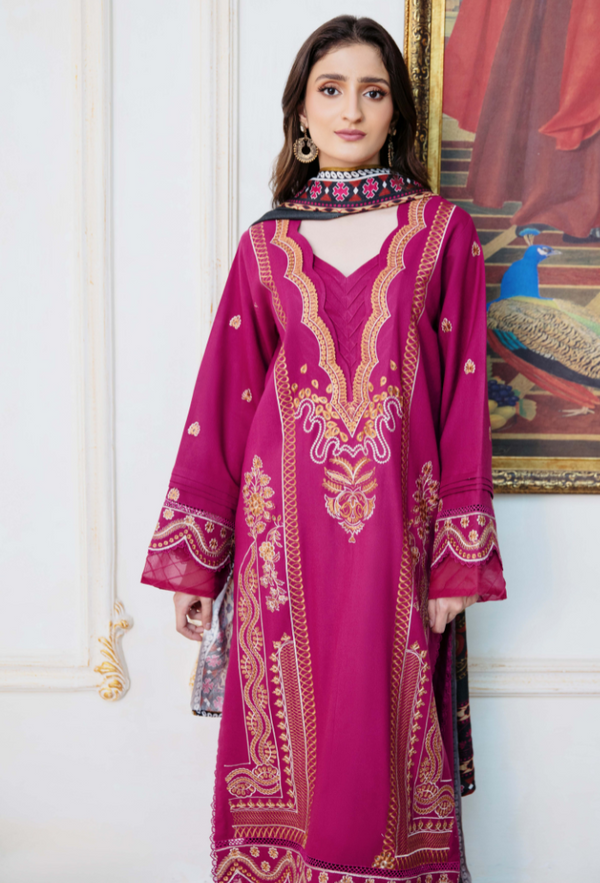 Humdum | Serene 26 | D02 - Pakistani Designer Dress - by Humdum - Type : Ladies Clothes - 100% Original at Saira Sultan