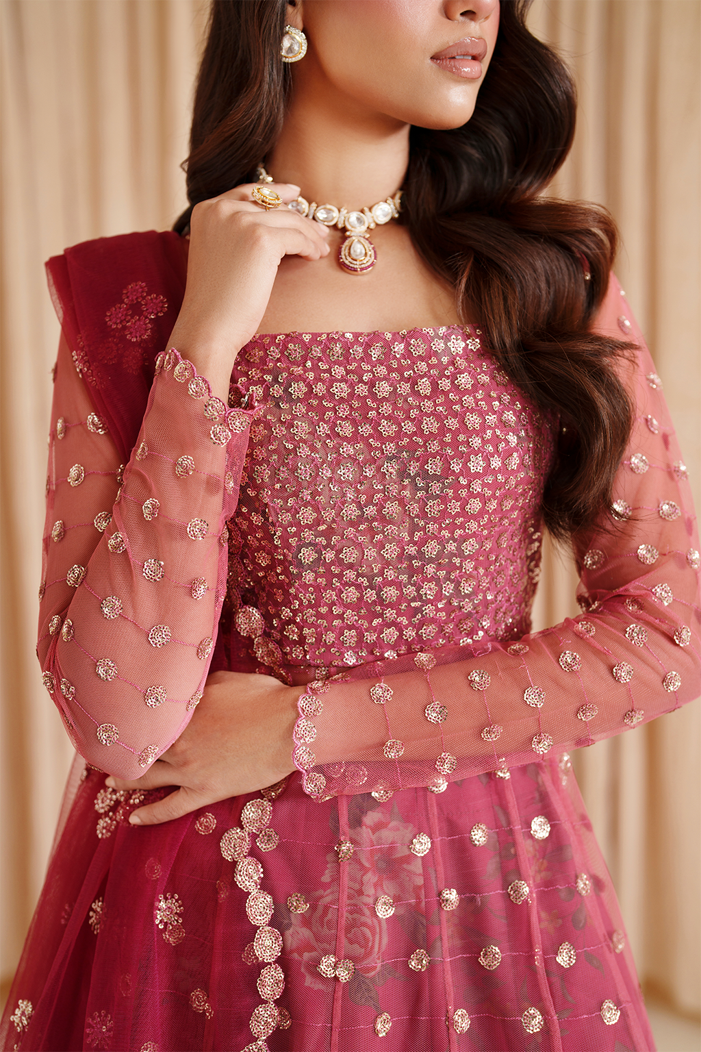 Iznik I Festive Formal I CC-72 Embroidered Net - Pakistani Designer Dress - by Iznik - Type : Ladies Clothes - 100% Original at Saira Sultan