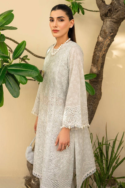 Jazmin | Irish Lawn SS 24 | D2 - Pakistani Designer Dress - by Jazmin | Type: Luxury - 100% Original at Saira Sultan