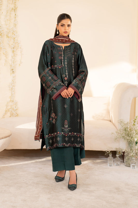Iznik | Festive Formal | UE-435 Embroidered Pure silk - Pakistani Designer Dress - by Iznik - Type : Ladies Clothes - 100% Original at Saira Sultan