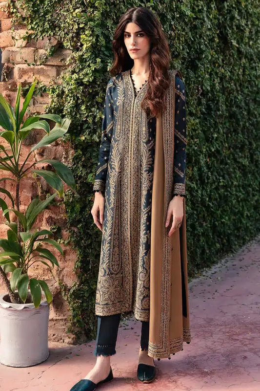 Jazmin | Dastaan Luxury Winter 23 | D2 - Pakistani Designer Dress - by Jazmin | Type: Luxury - 100% Original at Saira Sultan