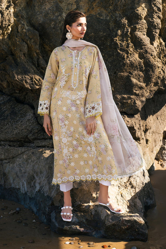 Baroque | Luxury Pret 25 | UF-4110 XS Beige Lawn