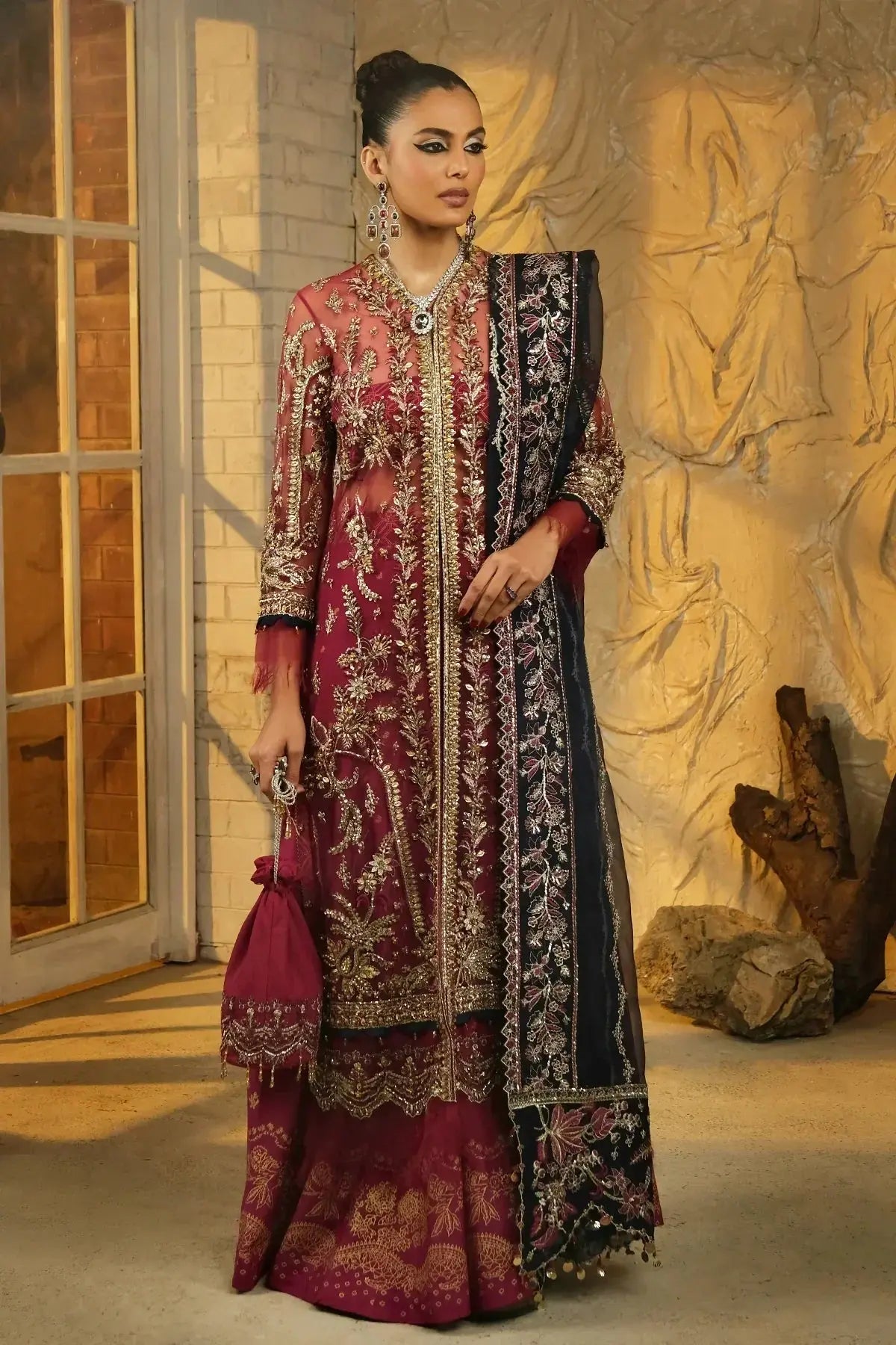 Mina Kashif | Kahani Luxury Formals 23 | Janiya - Pakistani Designer Dress - by Mina Kashif | Type: Formal - 100% Original at Saira Sultan