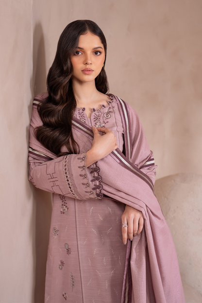 Iznik | Exclusive Winter | UE-371 M Tea Pink Khaddar