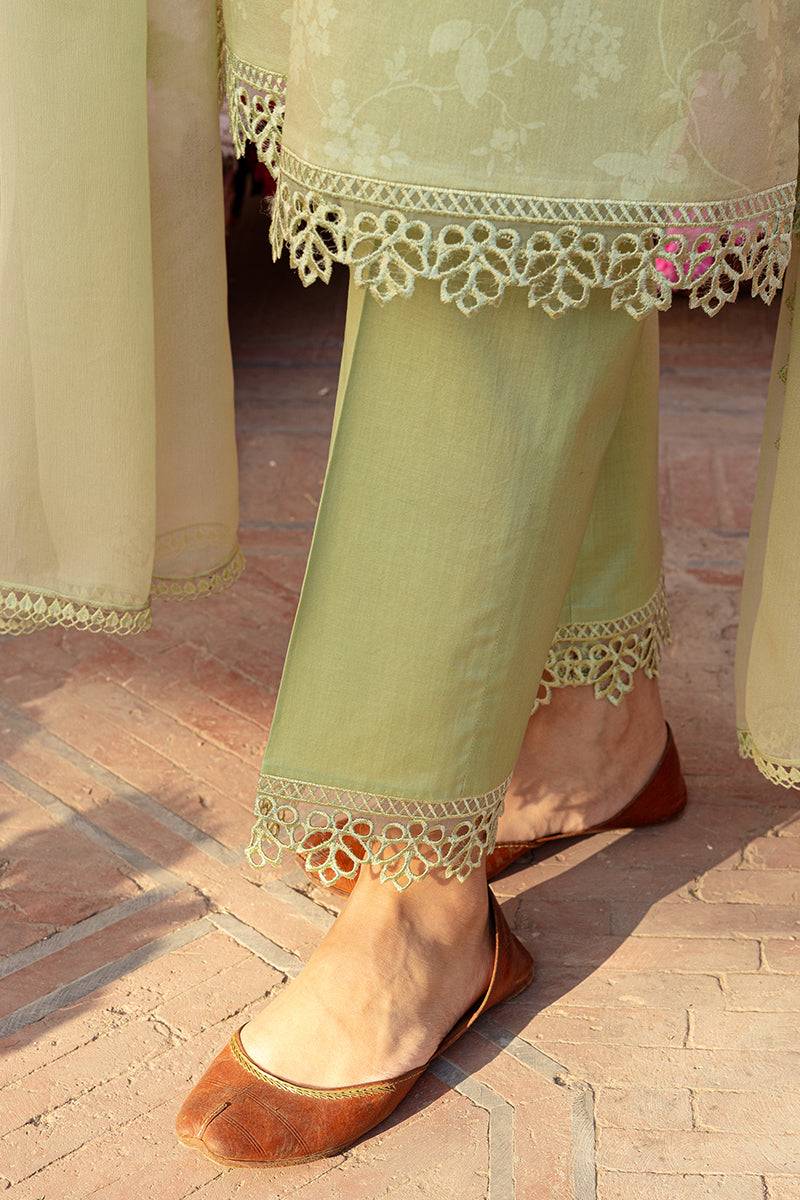 Cross Stitch | Premium Lawn 24 | MISTED GREEN - Pakistani Designer Dress - by Cross Stitch | Type: Formal - 100% Original at Saira Sultan