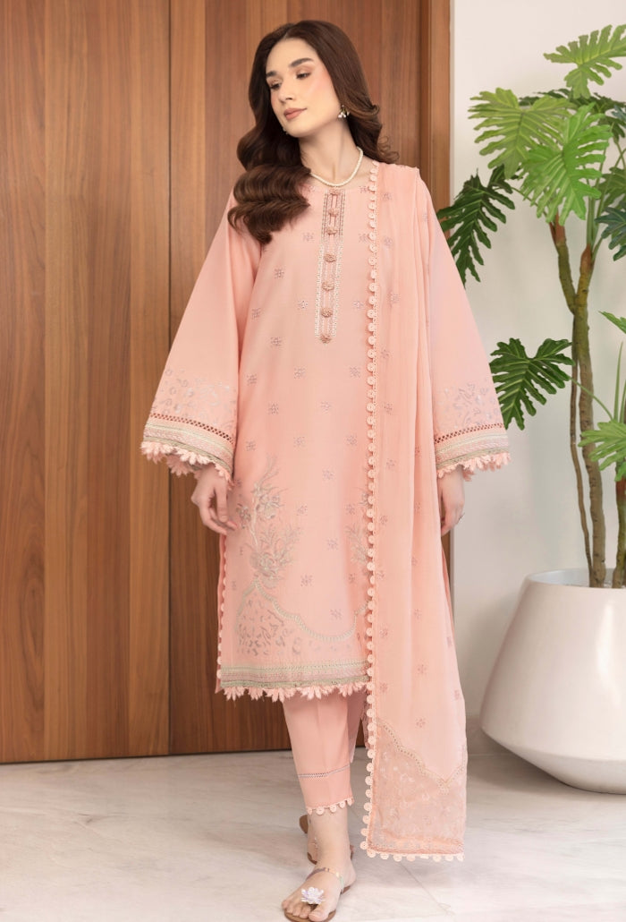 Humdum | Dilkash 25 | Dilkash - D04 XS Light Pink Lawn