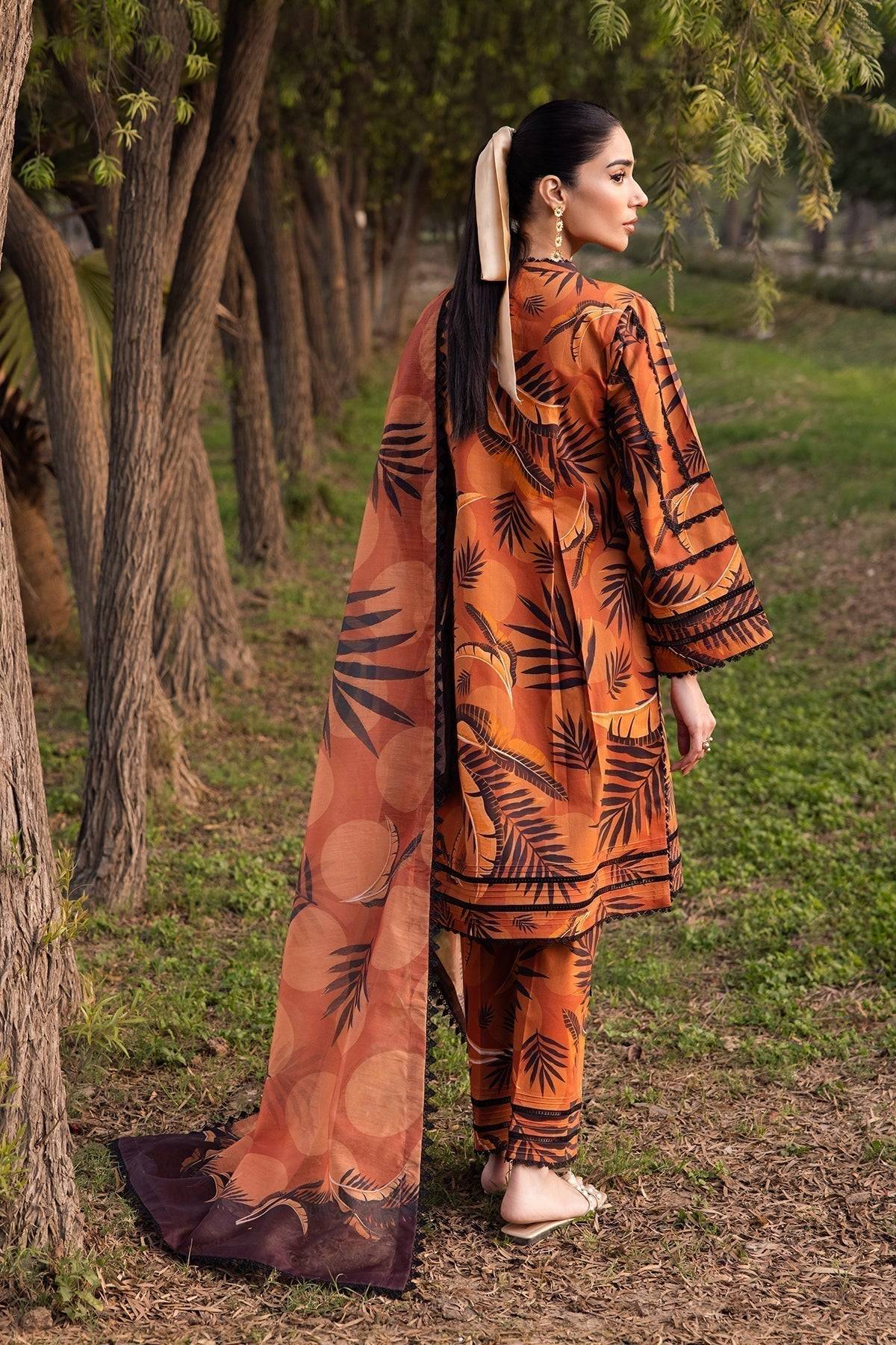 Alizeh | Sheen Lawn Prints 24 | MARIGOLD - Pakistani Designer Dress - by Alizeh | Type: Casuals - 100% Original at Saira Sultan
