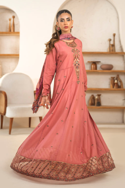 Declare | Eid Collection 25 | PB01067 M Champagne Pink Lawn