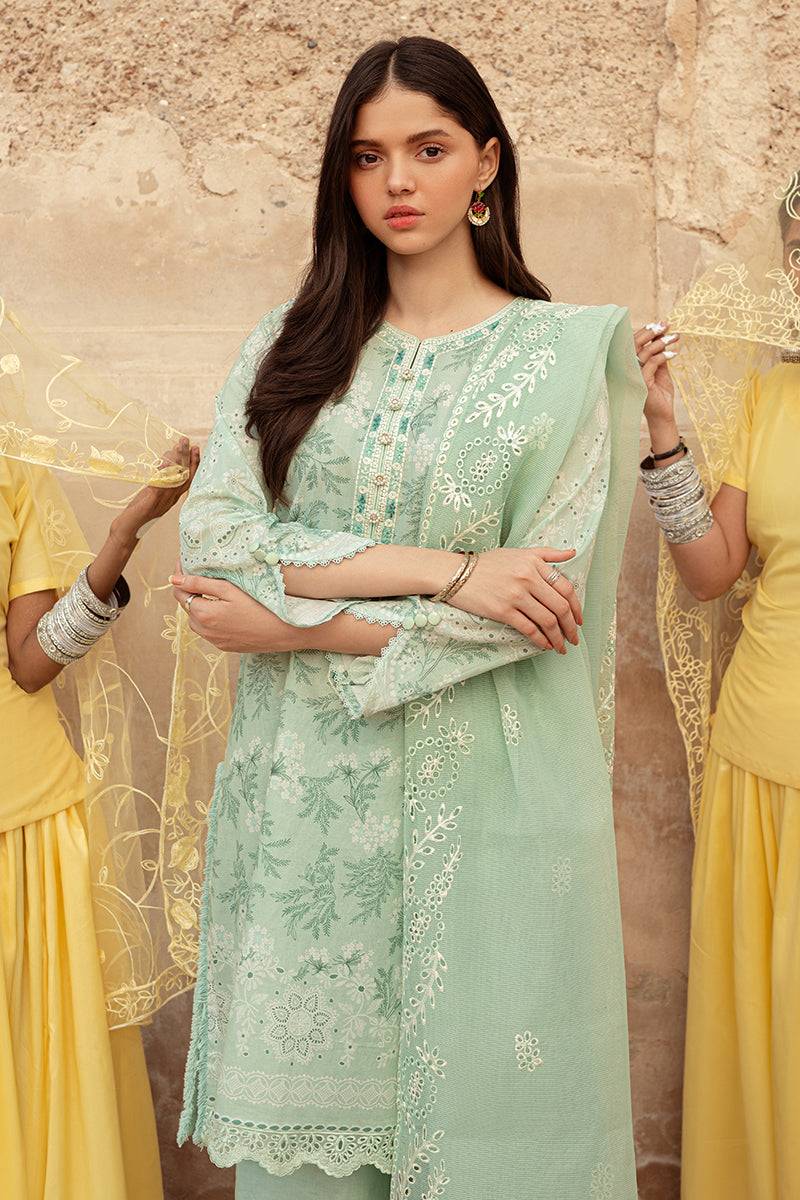 Cross Stitch | Premium Lawn 24 | ICE LILY - Pakistani Designer Dress - by Cross Stitch | Type: Formal - 100% Original at Saira Sultan