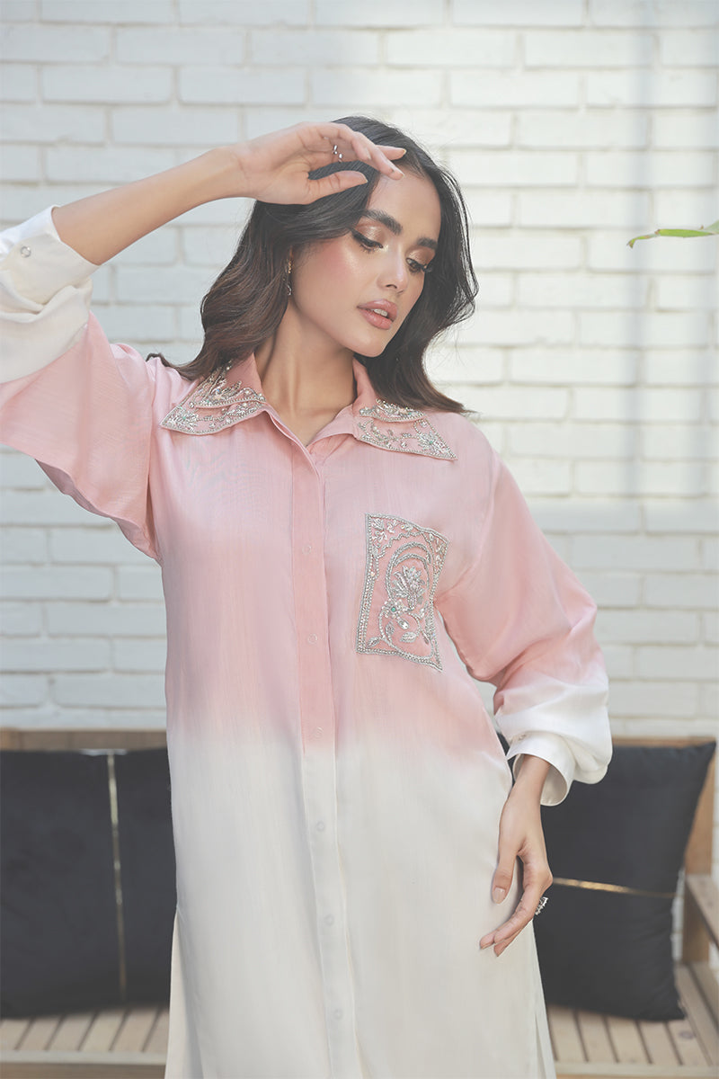Wardha Saleem | Luxury Pret Traditional Wear | PARIZA S White Cotton Silk