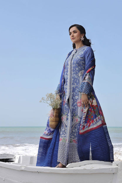 Maryam Hussain | Luxury Lawn 24 | AYRA - Pakistani Designer Dress - by Maryam Hussain | Type: Luxury - 100% Original at Saira Sultan