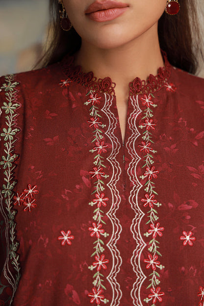 Sahar | Fall 25 | Crimson Amour - Pakistani Designer Dress - by Sahar - Type : Ladies Clothes - 100% Original at Saira Sultan