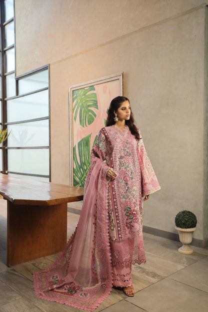 Maryam Hussain | Luxury Lawn 24 | CORAL - Pakistani Designer Dress - by Maryam Hussain | Type: Luxury - 100% Original at Saira Sultan