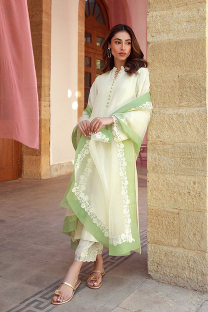Sahar | Luxe Pret 25 | Ivory Meadow